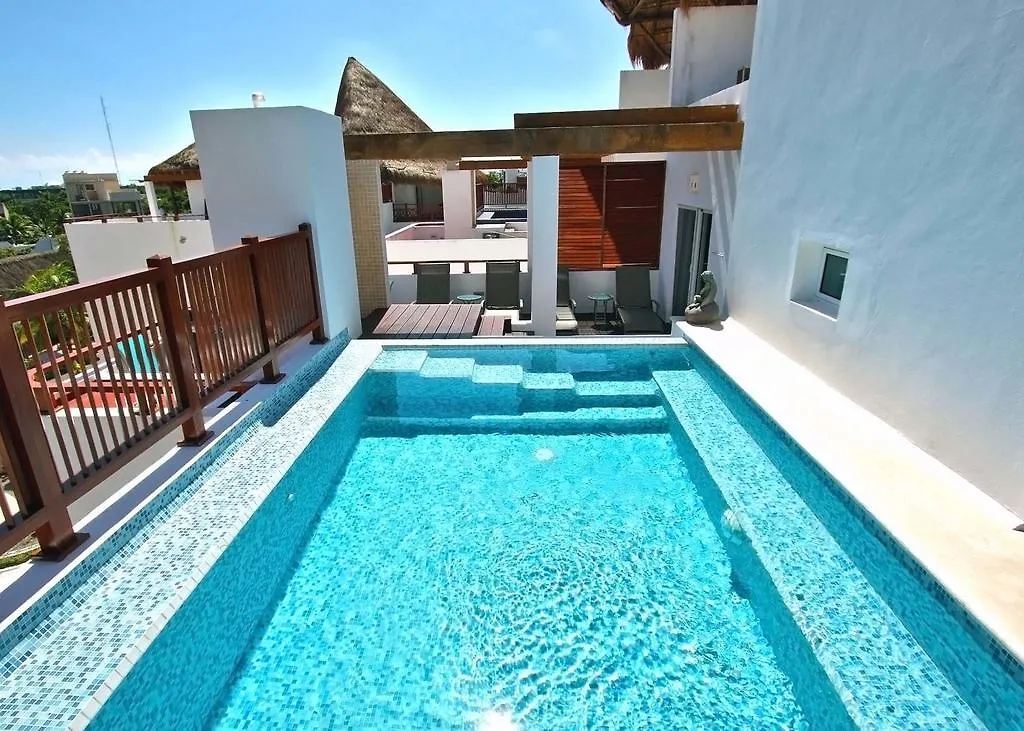 Penthouse Kaan 302 - Luxurious, Private Pool Close To 5Th Ave - At Quadra Alea Condos プレヤデルカーメン アパート